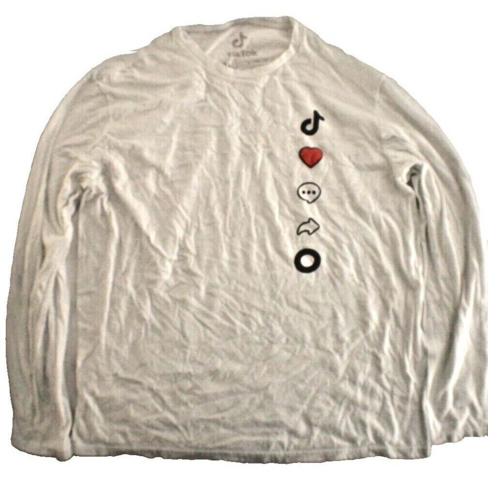 TikTok Sidebar Icons Official Shirt Size XL